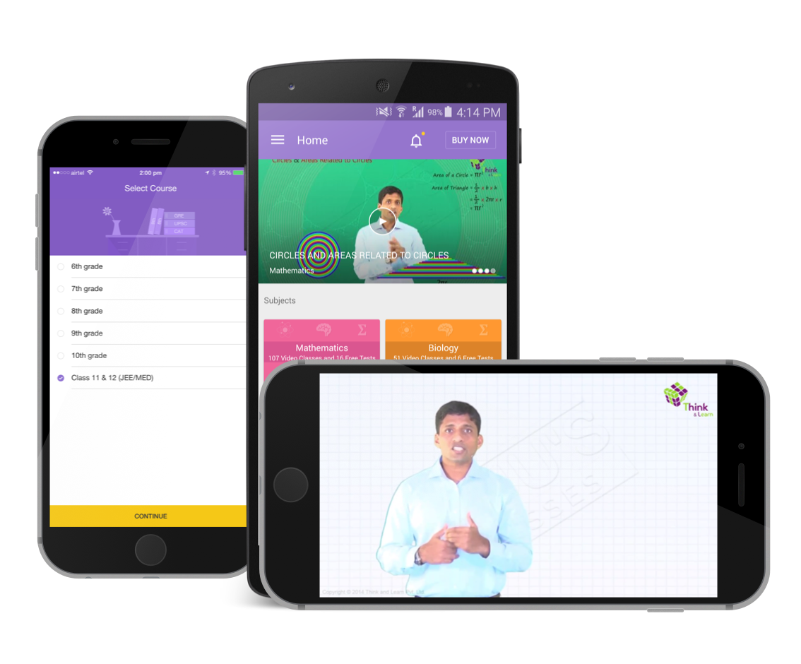 Here are the screenshots of the Byjus Learning app. It helps students stay on top of subjects.